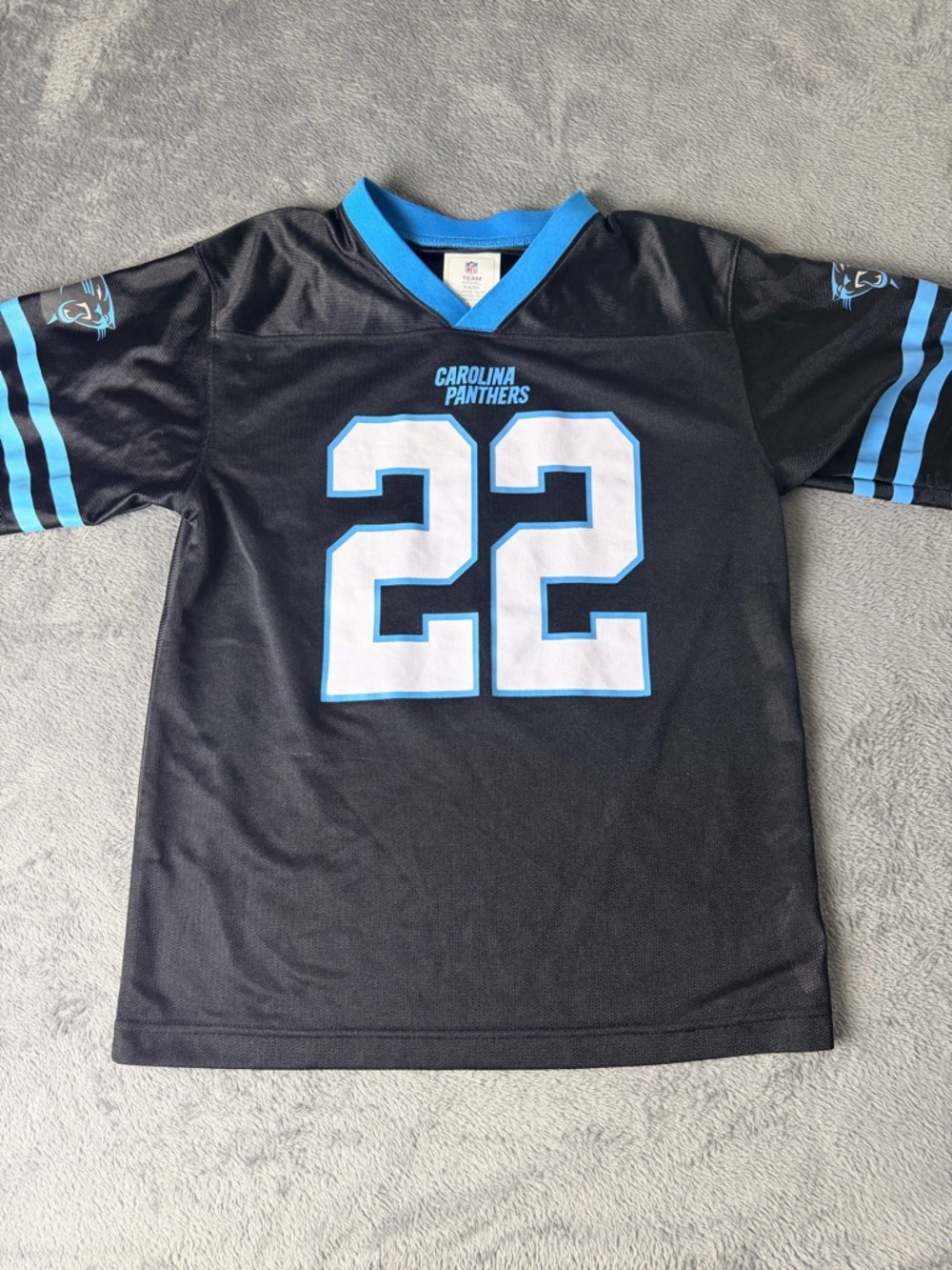 Christian McCaffrey #22 Carolina Panthers NFL Youth Jersey Size XL 14/16